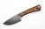 LT Wright Knives Companion - 1075 Steel - Flat Grind - Desert Ironwood w/ Black Liners - 2