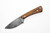 LT Wright Knives Companion - 1075 Steel - Flat Grind - Desert Ironwood w/ Black Liners - 4