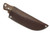 LT Wright Knives Companion - 1075 Steel - Flat Grind - Desert Ironwood w/ Black Liners - 5