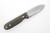 LT Wright Knives Bushbaby - A2 Steel - Scandi Grind - Camo Canvas - Matte Finish