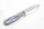 LT Wright Knives Bushbaby - A2 Steel - Scandi Grind - Blue Dyed Bone - Black Liners - 1