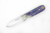 LT Wright Knives Bushbaby - A2 Steel - Scandi Grind - Blue Dyed Bone - Black Liners - 2