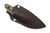 Woods Monkey Kerf Carver by L.T. Wright - AEBL Steel - Scandi Grind - Camo G10 Handle