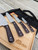 LT Wright Knives Cookcraft Collection Four Piece Knife Set w/ Bag and Board - AEB-L Steel - Flat Grind - Double Red Canvas Micarta w/ White Liners - Polished Finish