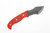Dave Wenger Blades: Aphid Tracker - Nitro-V Stainless Steel - Red G10 - Kydex Sheath
