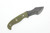 Dave Wenger Blades: Aphid Tracker - Nitro-V Stainless Steel - OD Green G10 - Kydex Sheath