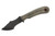 Dave Wenger Blades: Micro Tracker - CPM 3V Steel - Without Sawtooth - Black Canvas Micarta - Kydex Sheath