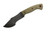 Dave Wenger Blades: Tracker Jr. - CPM 3V Steel - Front Sawtooth - Green Canvas Micarta - Kydex Sheath