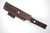 LT Wright Knives Bushcrafter - A2 Steel - Scandi Grind - Desert Ironwood Handle - Black Liners - 4