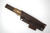 LT Wright Knives Bushcrafter - A2 Steel - Scandi Grind - Desert Ironwood Handle - Black Liners - 7
