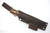 LT Wright Knives Bushcrafter - A2 Steel - Scandi Grind - Desert Ironwood Handle - Black Liners - 2