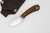 LT Wright Knives Lil Muk - Flat Grind - MagnaCut Steel - Desert Ironwood w/ FREE Black Liners - 4