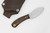 LT Wright Knives Lil Muk - Flat Grind - MagnaCut Steel - Desert Ironwood w/ FREE Black Liners - 7
