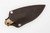 LT Wright Knives Lil Muk - Flat Grind - MagnaCut Steel - Brown Dyed Bone w/ FREE Black Liners - 3