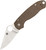 Spyderco: Para 3 - CPM Cru-Wear Steel Folding Blade Knife w/ Brown Canvas Micarta Handle - SC223MPCW Spyderco: Para 3 - CPM Cru-Wear Steel Folding Blade Knife w/ Brown Canvas Micarta Handle - SC223MPCW