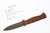 Dave Wenger Blades: Navigator - CPM 3V Steel - Vintage Linen w/Red Canvas Micarta Liners - Kydex Sheath