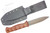 Dave Wenger Blades: Navigator - CPM 3V Steel - Vintage Linen w/Red Canvas Micarta Liners - Kydex Sheath