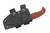 Dave Wenger Blades - Aphid Tracker - 2.625"CPM-3V Fixed Blade W/ Orange Canvas Micarta - Kydex Sheath