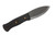 Dave Wenger Blades - MSK - 3.75" S30V Steel Fixed Blade W/ Black Linen Micarta Handle - Kydex Sheath