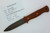 Dave Wenger Blades: Navigator - CPM 3V Steel - Vintage Linen w/Orange G-10 Liner - Kydex Sheath