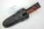 Dave Wenger Blades: Navigator - CPM 3V Steel - Vintage Linen w/Orange G-10 Liner - Kydex Sheath