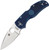 Spyderco Native 5 Lockback- S30V Stainless Steel Blade -  Blue FRN Handle