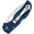 Spyderco Native 5 Lockback- S30V Stainless Steel Blade -  Blue FRN Handle