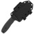 Reiff Knives: Circadian Clip Point- Fixed Blade-  - CPM MagnaCut - Saber, Stonewash, Black Canvas Micarta