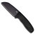 Reiff Knives: Circadian Clip Point- Fixed Blade-  - CPM MagnaCut - Saber, Stonewash, Black Canvas Micarta