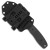 Reiff Knives: Circadian Clip Point- Fixed Blade-  - CPM MagnaCut - Black DLC, Black Canvas Micarta