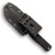 Reiff Knives: F3 - Fixed Blade-  - CPM MagnaCut - Saber, Black DLC, Black G10