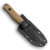 Reiff Knives: F3 - Fixed Blade-  - CPM MagnaCut - Saber, Black DLC, OD Green Canvas Micarta