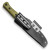 Reiff Knives: F4 Bushcraft - Fixed Blade - Polished Stonewash, MagnaCut - Green G10