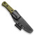 Reiff Knives: F4 Bushcraft - Fixed Blade - Polished Stonewash, MagnaCut - Green G10