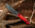 Half Face Blades - Skinner Jr - HFB x Derek Wolfe Collab - Cherry & Black G10, Allen Bolts, Iron Grip