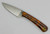 LT Wright Knives Frontier Valley - A2 - Flat Grind - Desert Ironwood - 14 - FREE BLACK LINERS!