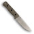Reiff Knives: F5 GEN2 - Field Survival Knife - Fixed Blade - MagnaCut, Stonewash, Green Canvas Micarta Handle