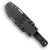 Reiff Knives: F5 GEN2 - Field Survival Knife - Fixed Blade - MagnaCut, FDE PVD, Black Canvas Micarta Handle