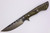 Lon Humphrey Custom Iron Reaper, Saber Grind, Fixed Blade, Knife w/ Curly Maple Handle - #43
