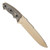 Hogue - EX-F01 Fixed Blade - FDE Cerakote - Dark Earth G10 Scales