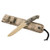 Hogue - EX-F01 Fixed Blade - FDE Cerakote - Dark Earth G10 Scales
