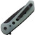 Reate Knives - PL-XF - Black PVD Nitro-V Blade - Folding Pocket Knife w/ Jade G10 Handle