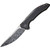 WE Knife Company - Quixotic - 3.5" Damasteel Foldable Knife w/ Black & Bronze Titanium Handle