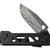 WE Knife Company - Tyro - 2.91" Damasteel Foldable Knife w/ Black & Gold Titanium Handle