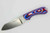 Bradford Knives: Guardian3 - Magnacut Steel - Stonewashed Finish Sheepsfoot Blade - Red, White, & Blue G10 Handle