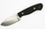 Battle Horse Knives - Fox Hound - 01 Steel Fixed Blade w/ Black Canvas Micarta Handle