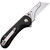 CIVIVI - Elementum Utility -  Stonewash Finish Stainless Blade Holder - Folding Knife w/ Button Lock - Black Aluminum Handle CIVIVI - Elementum Utility -  Stonewash Finish Stainless Blade Holder - Folding Knife w/ Button Lock - Black Aluminum Handle