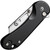 CIVIVI - Elementum Utility -  Stonewash Finish Stainless Blade Holder - Folding Knife w/ Button Lock - Black Aluminum Handle CIVIVI - Elementum Utility -  Stonewash Finish Stainless Blade Holder - Folding Knife w/ Button Lock - Black Aluminum Handle