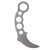 High Desert Blade Works - Tarani AR15 Karambit Trainer, Unsharpened 2.08" Grey PVD Fixed Blade 