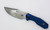 Dark Pines Knives - Widow Maker - 4" CPM-154 Fixed Knife w/ Black & Blue G10 Handle Dark Pines Knives - Widow Maker - 4" CPM-154 Fixed Knife w/ Black & Blue G10 Handle